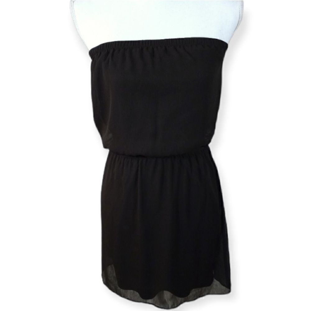 EXPRESS BLACK STRAPLESS DRESS SZ.XS EUC - Picture 1 of 9